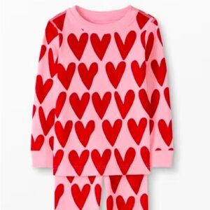 Heart Patterned Kids Pajamas